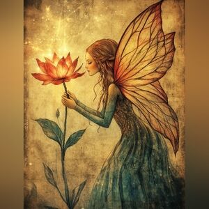 4pc Fairy Art Prints SPECIAL